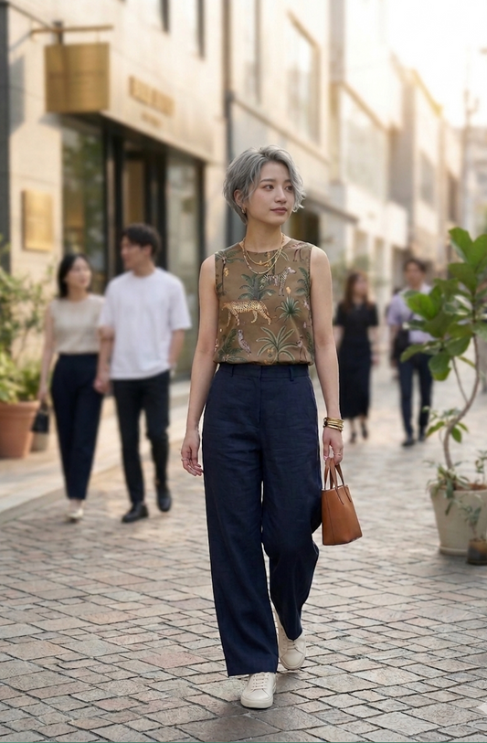 涼しげな大人のためのノースリーブ