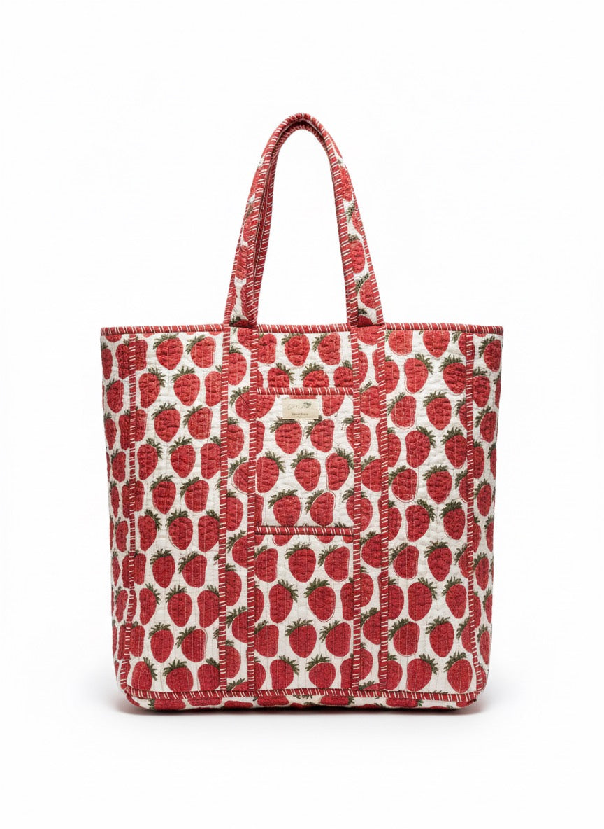 Happy Quilt Tote 主役級キルトトートバッグ　