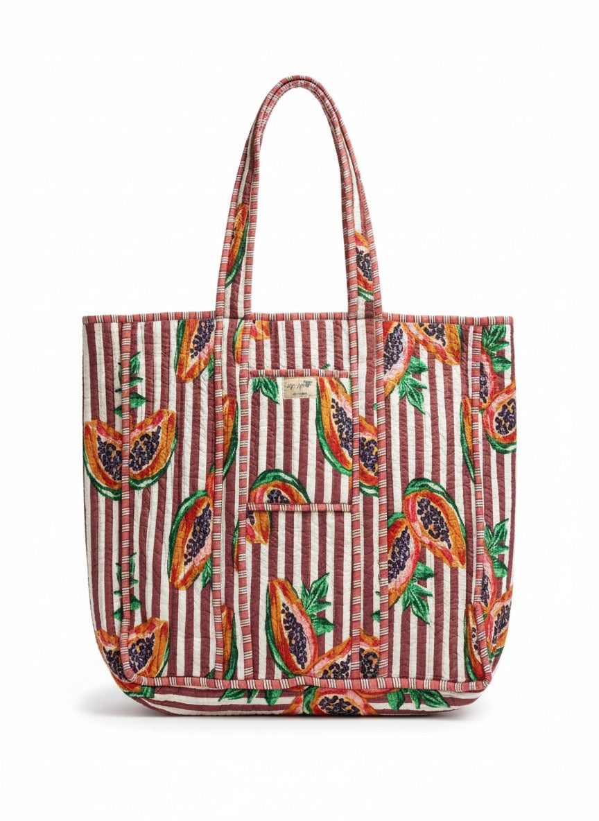 Happy Quilt Tote 主役級キルトトートバッグ　