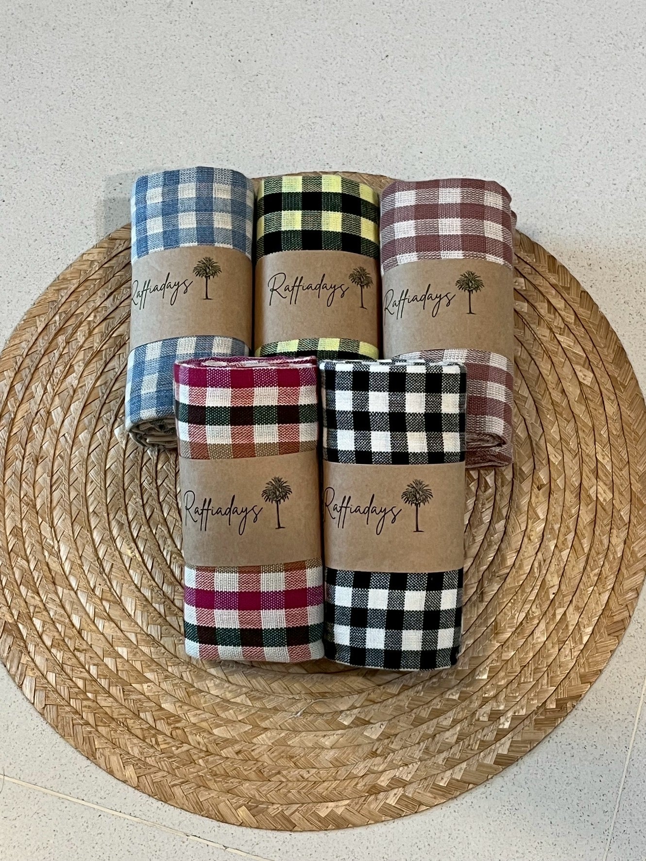 【Raffiadays】KRAMA カンボジア産ストール