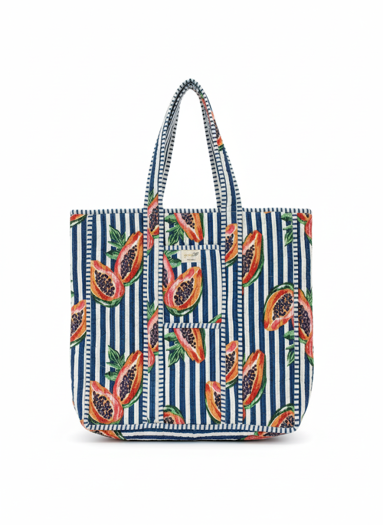 ネイビートートバッグ