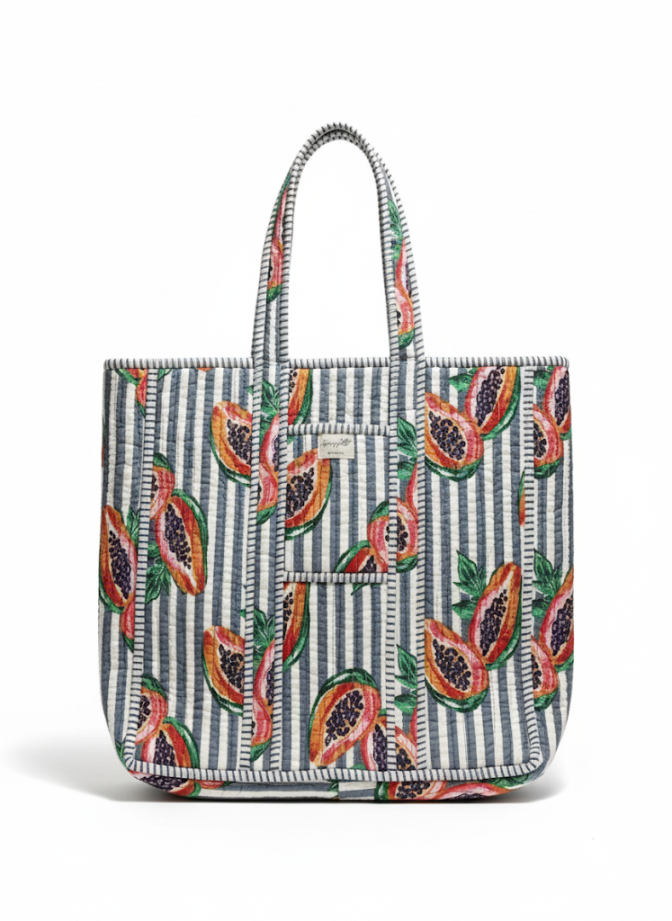 Happy Quilt Tote 主役級キルトトートバッグ　