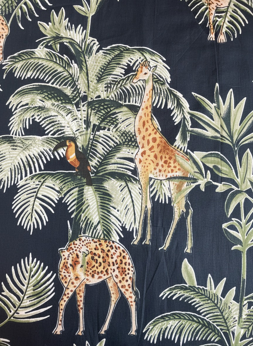 【涼やかインド綿】カラフルプリント生地 / 販売単位：50cm